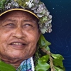 Composite image: Mau Piailug enjoys tributes and thanks for his reintroducing the art of noninstrument navigation to Hawaiians during a 2006 ceremony. "Papa Mau", from the Micronesian island of Satawal, was a key to the renaissance of Hawaiian canoe voyagi
