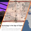 Collage of images from this year's updates, including an ancient map, a modern map, and an OER Project video host wearing a suit.