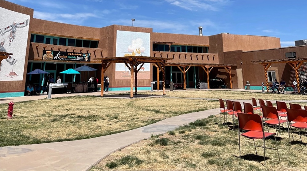 Indian Pueblo Cultural Center Plaza in Albuquerque, New Mexico