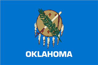 State flag of Oklahoma.