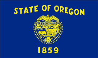 State flag of Oregon.