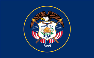 State flag of Utah.