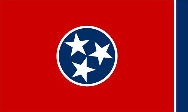 Flag of Tennessee.