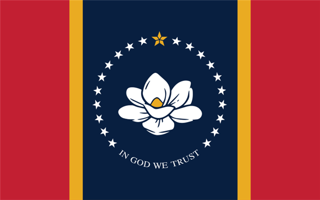 Flag of Mississippi.
