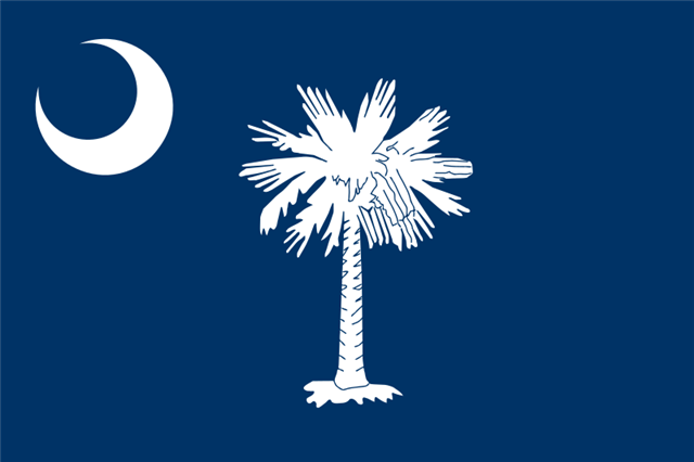 Flag of South Carolina.