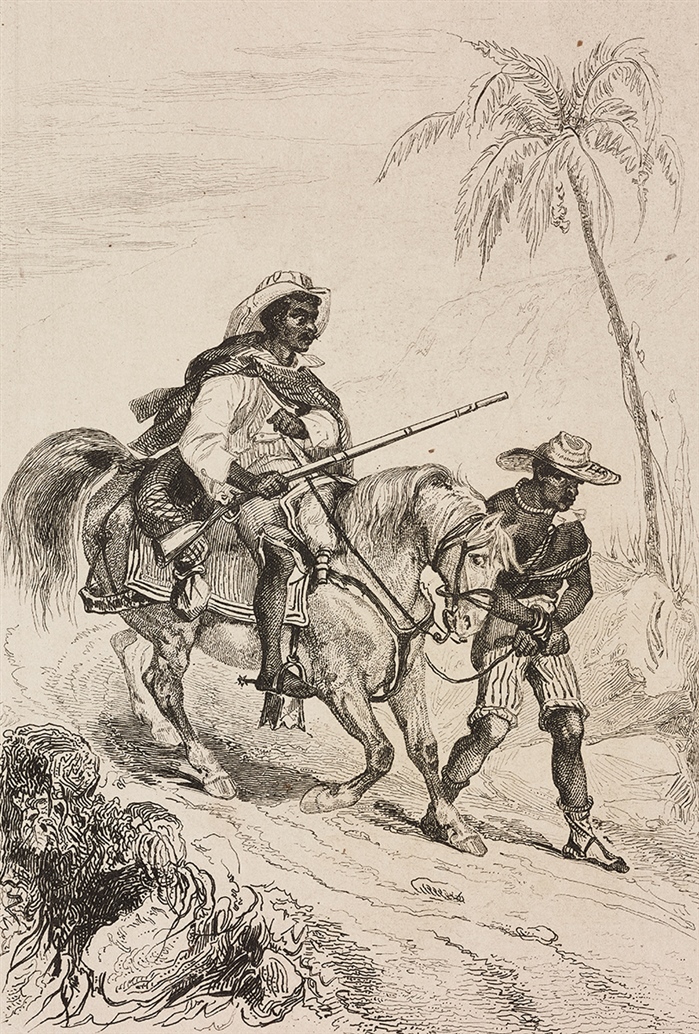 A Brazilian slave-catcher on horseback